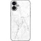 White Marble iPhone 16 Plus Skin